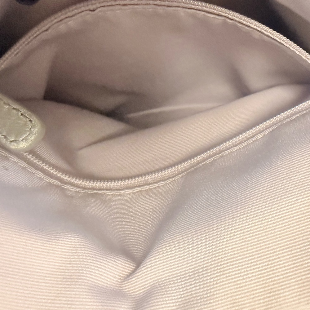 Coach Signature C Silver Metallic Crossbody Bag - Picture 13 of 16